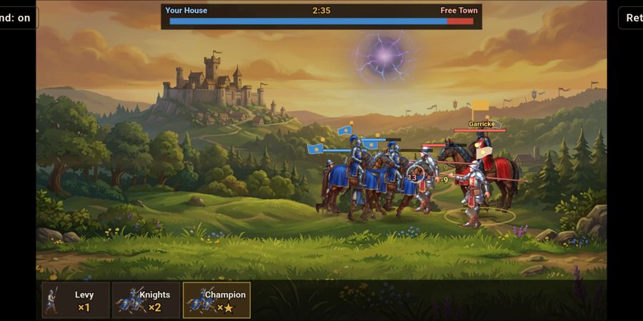 A real-time battle